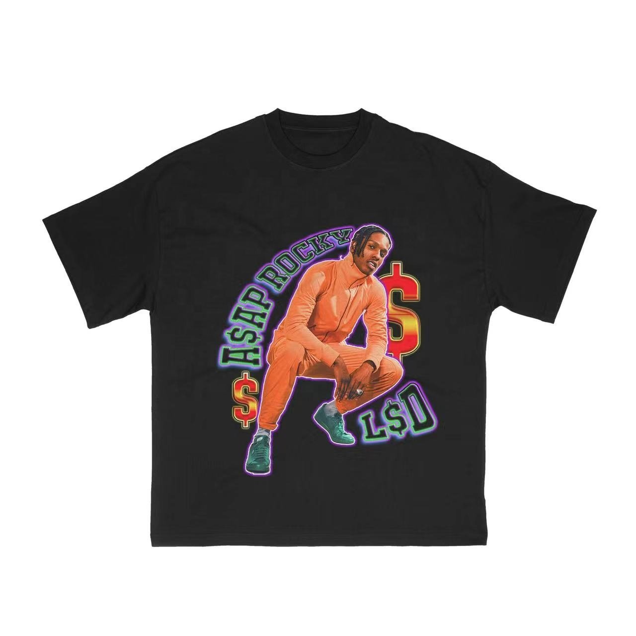 DTF Printed Labels Supplier Custom Designs Logo Hip Hop Style Plastisol Ready to Press Transfers Sticker for T Shirts