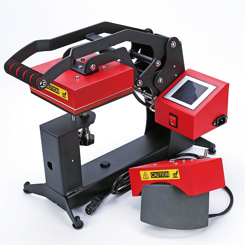A3 DTF Fisherman Hat Logo Printing Machine Semi-Automatic Transfer Press for Small Business Screen Printer Plate Type