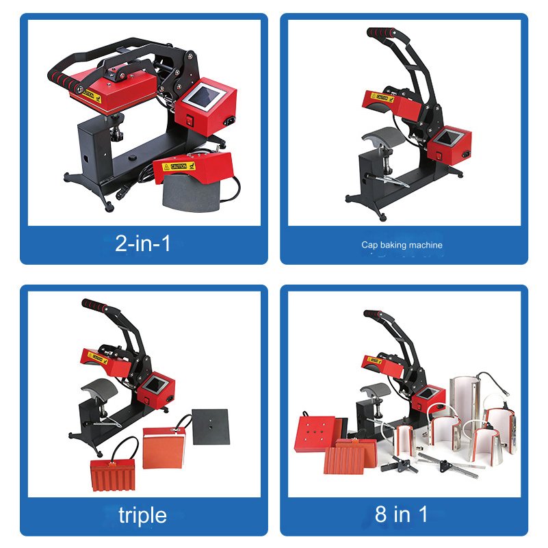 A3 DTF Fisherman Hat Logo Printing Machine Semi-Automatic Transfer Press for Small Business Screen Printer Plate Type