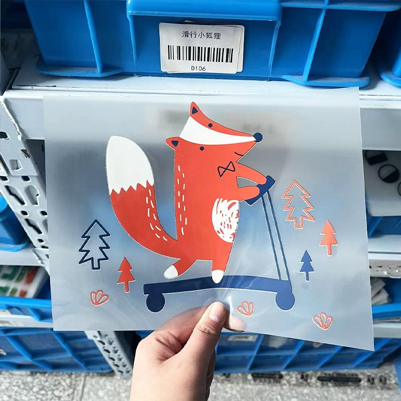XinHeng Factory Custom Popular Design Pattern Heat Transfer Vinyl Transfer Printing DTF Wholesale Stickers for T-shirts