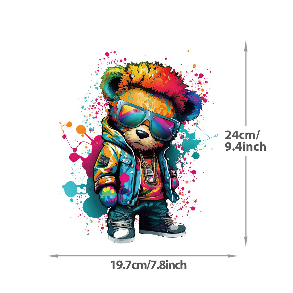 Wholesale waterproof custom dtf film popular logo vinyl sticker iron on heat press dtf transfer printing for t-shirt