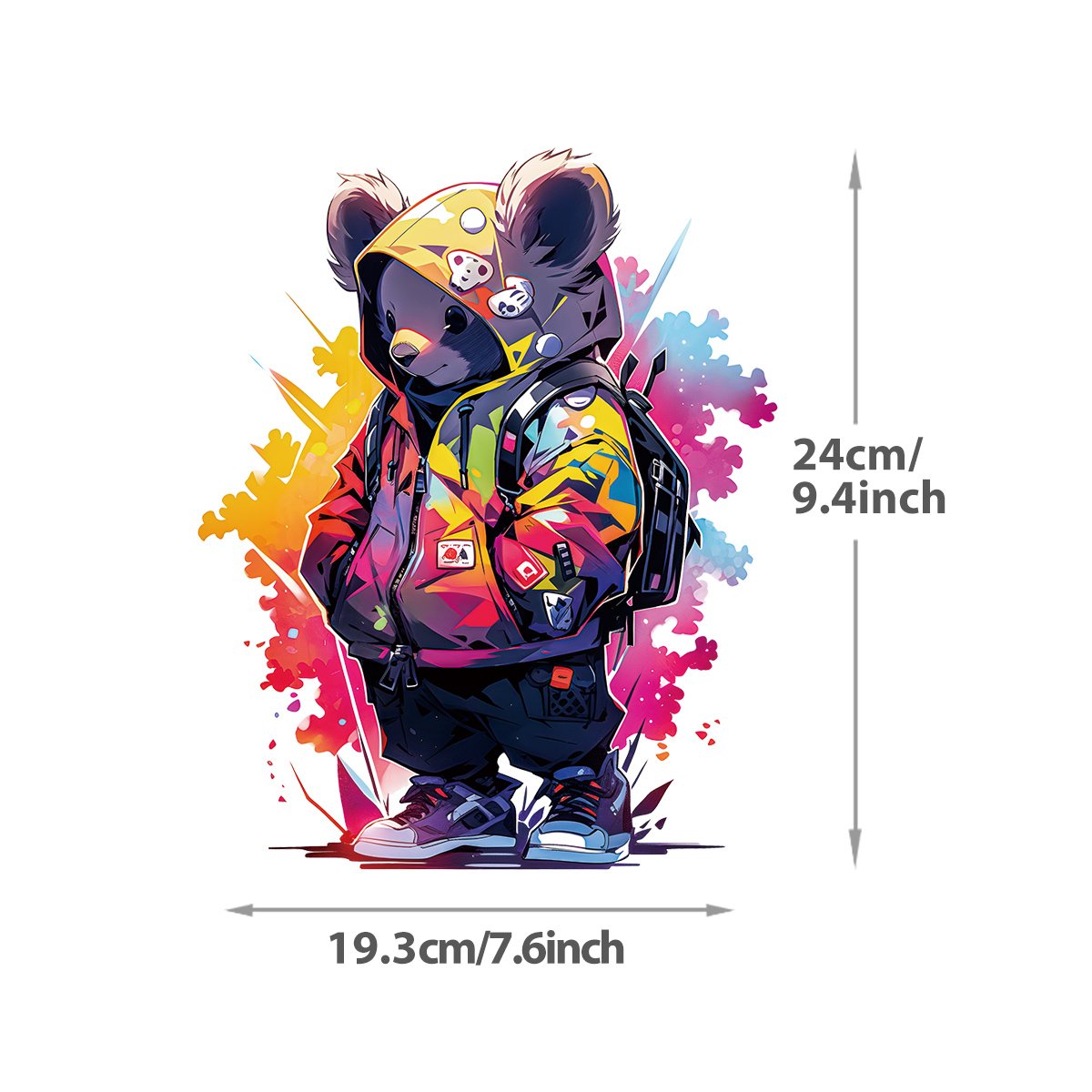 Wholesale waterproof custom dtf film popular logo vinyl sticker iron on heat press dtf transfer printing for t-shirt