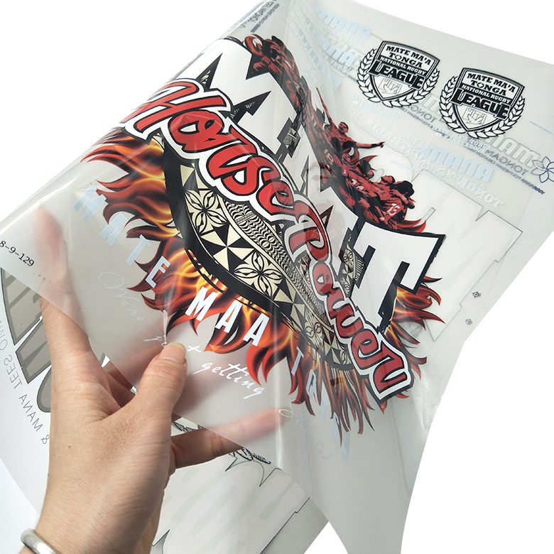 DTF Ready To Press Wholesale Custom Design Heat Press Stickers Transfer Heat Transfer Printing Stickers On T Shirt Fabric