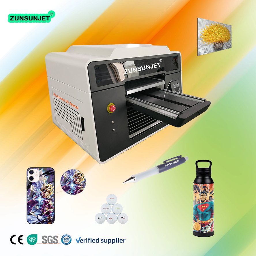 digital Petite Imprimante Etiquette Uv De Logo Pour Carte De Visite Printer New Arrivals A3 Uv Floor Printing Machine