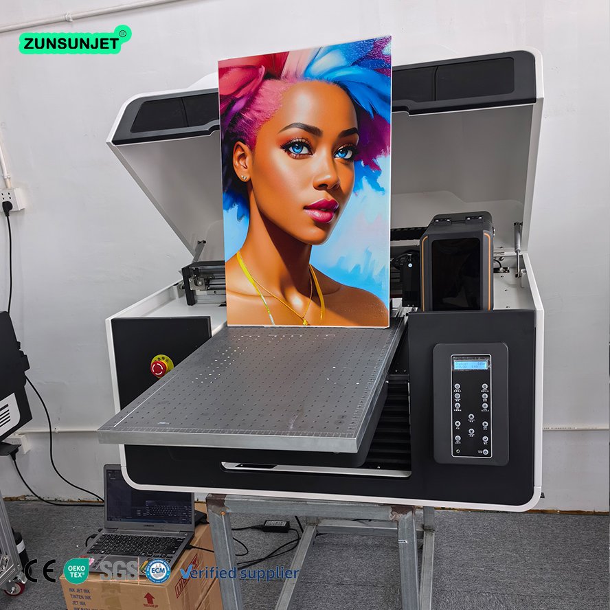 digital Petite Imprimante Etiquette Uv De Logo Pour Carte De Visite Printer New Arrivals A3 Uv Floor Printing Machine