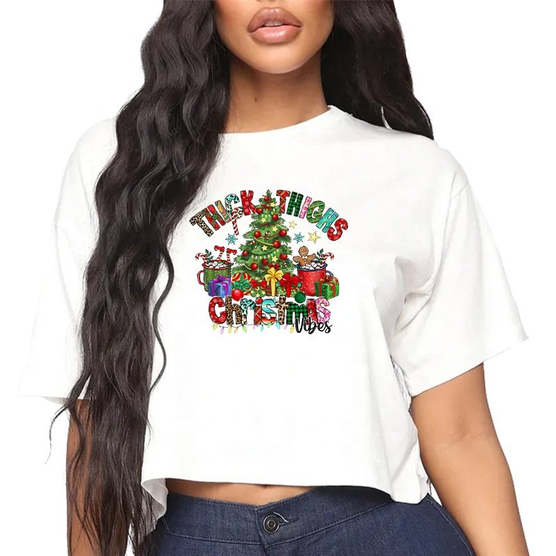 New screen printing transfer for t-shirts black santa christmas dtf transfers dtf christmas transfers designs ready to press