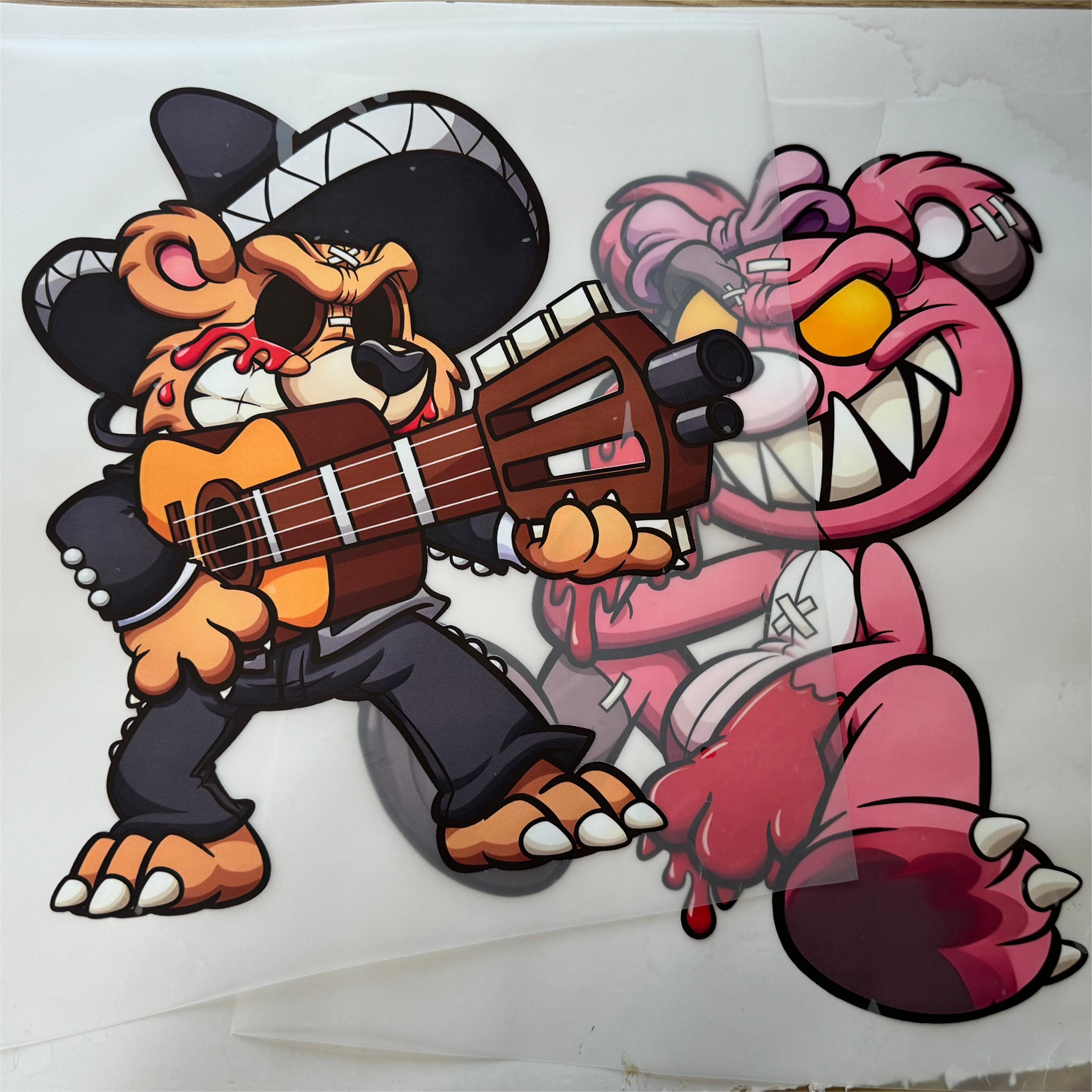 Wholesale High Quality DTF Thermal Transfer Printing Sticker Screen Printing for T-Shirt Clothing with Custom Logo Label
