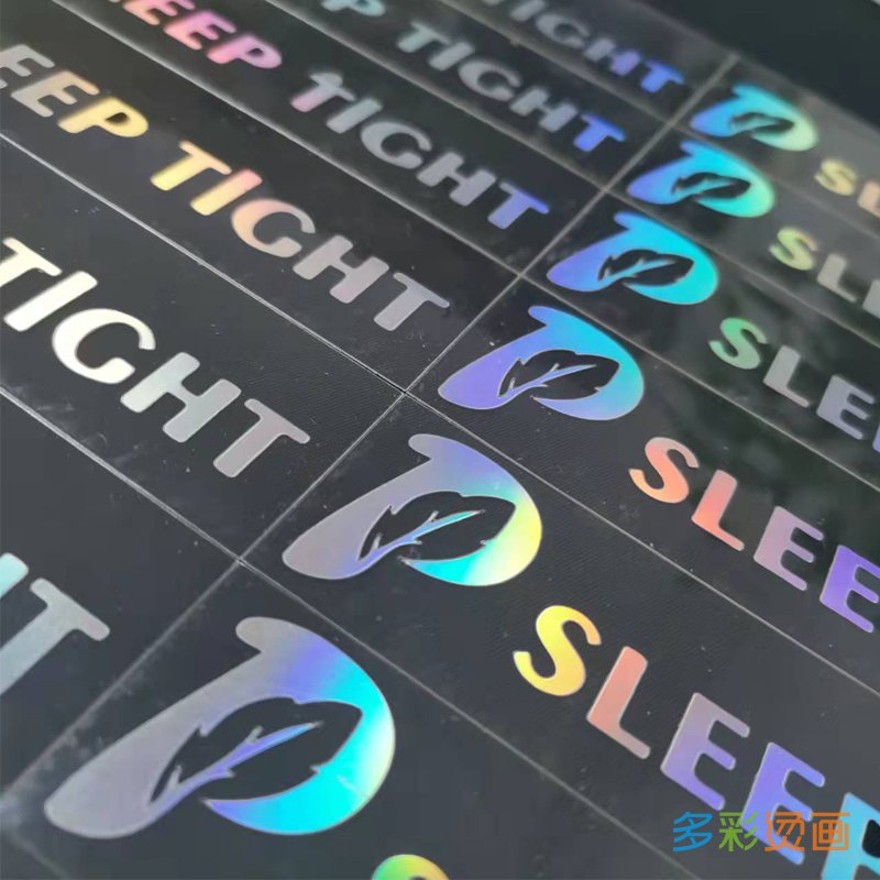 Reflective Customized Private Logo CMYK Water Resistant Synthetic UV DTF Transfer Labels Stickers Vinyl Heat transfer Label