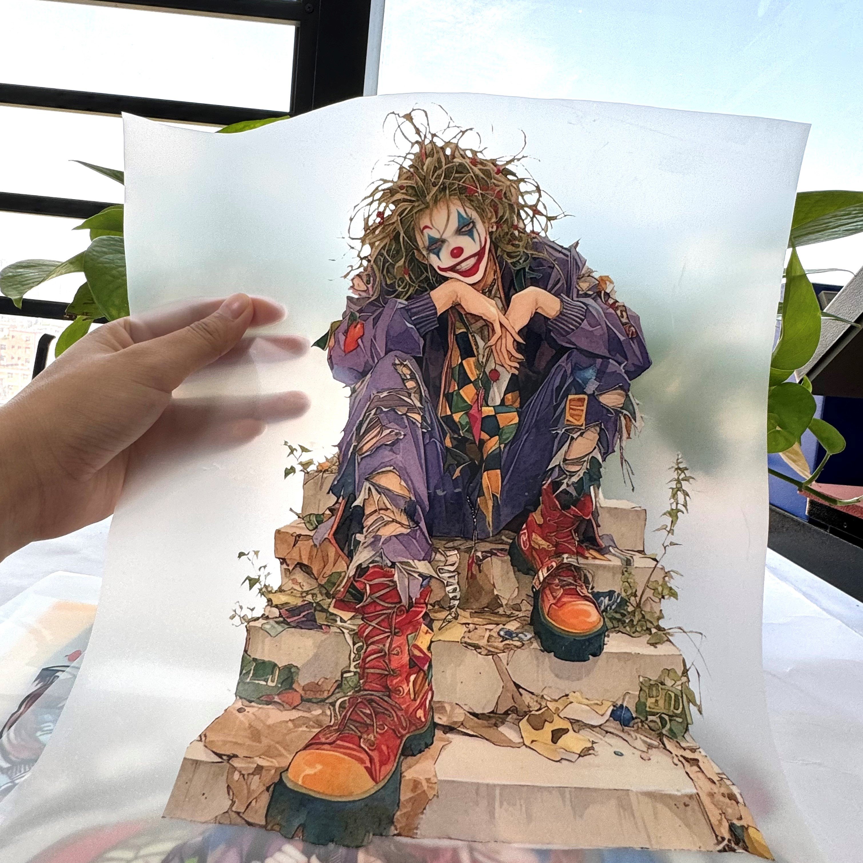 Hot Sale Custom Size Pet DTF Digital Transfer Printing Ready-to-Press Logo Iron-On Sticker plastisol ink screen print transfer