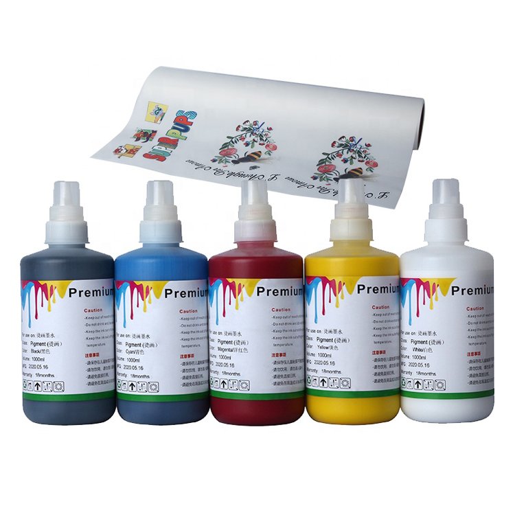 High quality DTF transfer printing ink for epson 4720 i3200 xp600 dtf printer tshirt printing ink