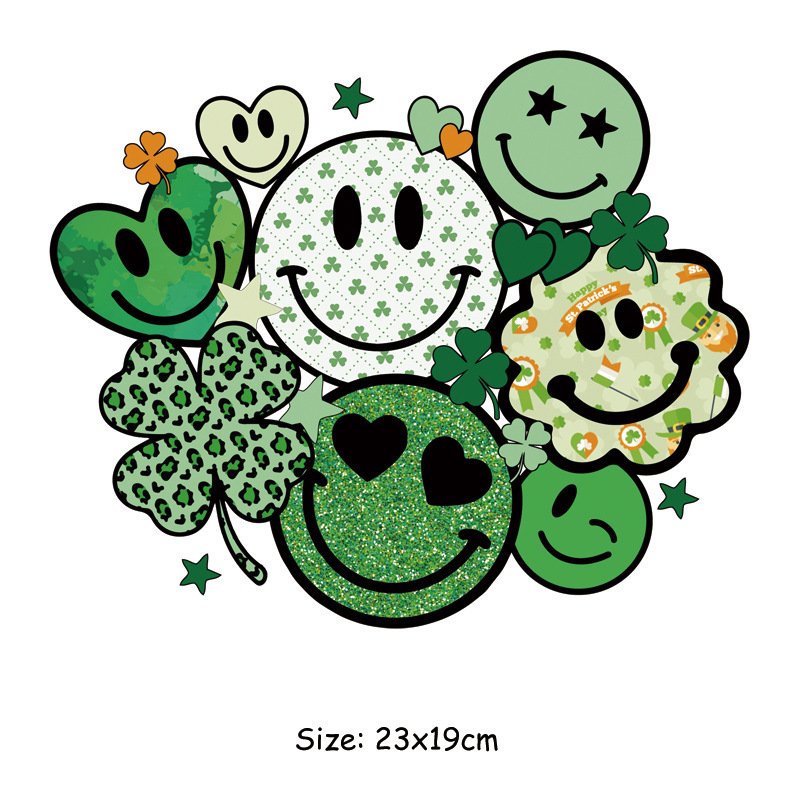 New Arrival Happy St. Patricks Day Heat Transfer Printing Custom Printable Plastisol Vinyl Film Designs for T Shirts