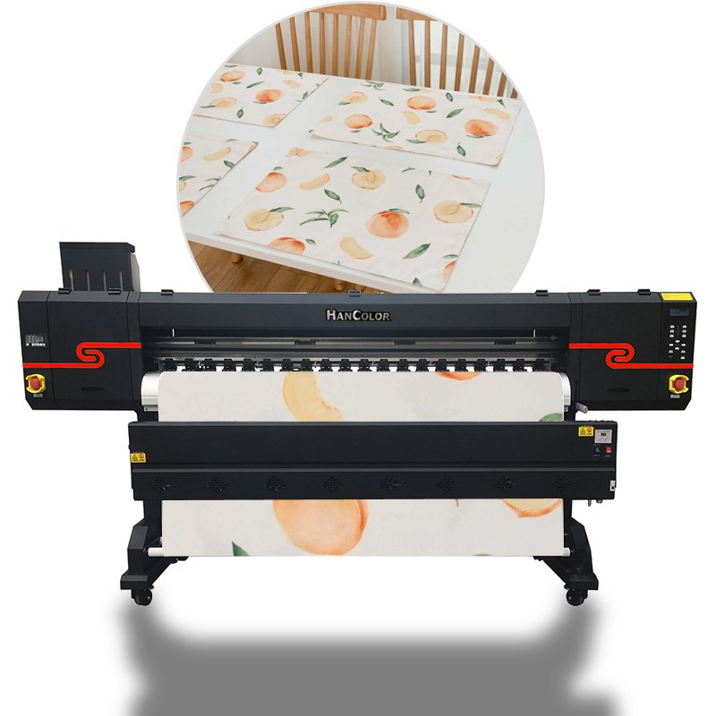 i3200a1 eight head large format 6ft 2 litters ink cmyk+w sublimation ink with double Hiwin guide digital plotter sublimation