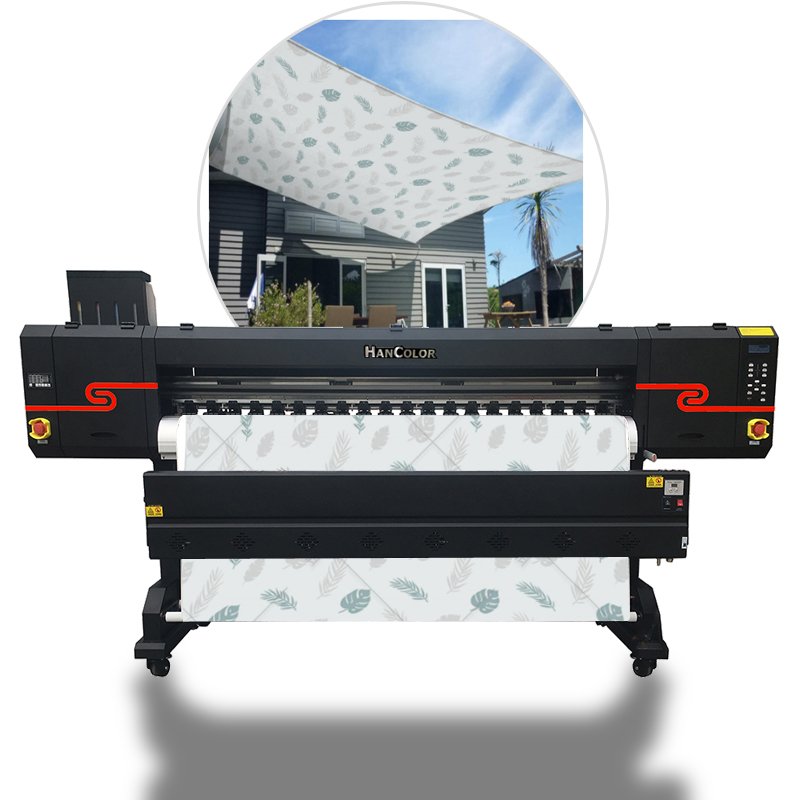 i3200a1 eight head large format 6ft 2 litters ink cmyk+w sublimation ink with double Hiwin guide digital plotter sublimation