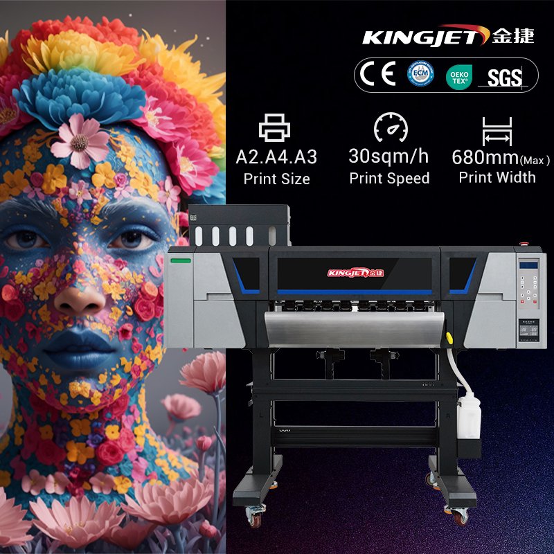 cloth printing machine impressora print dtf printer with oven xp600 l1800 60CM dtf printer
