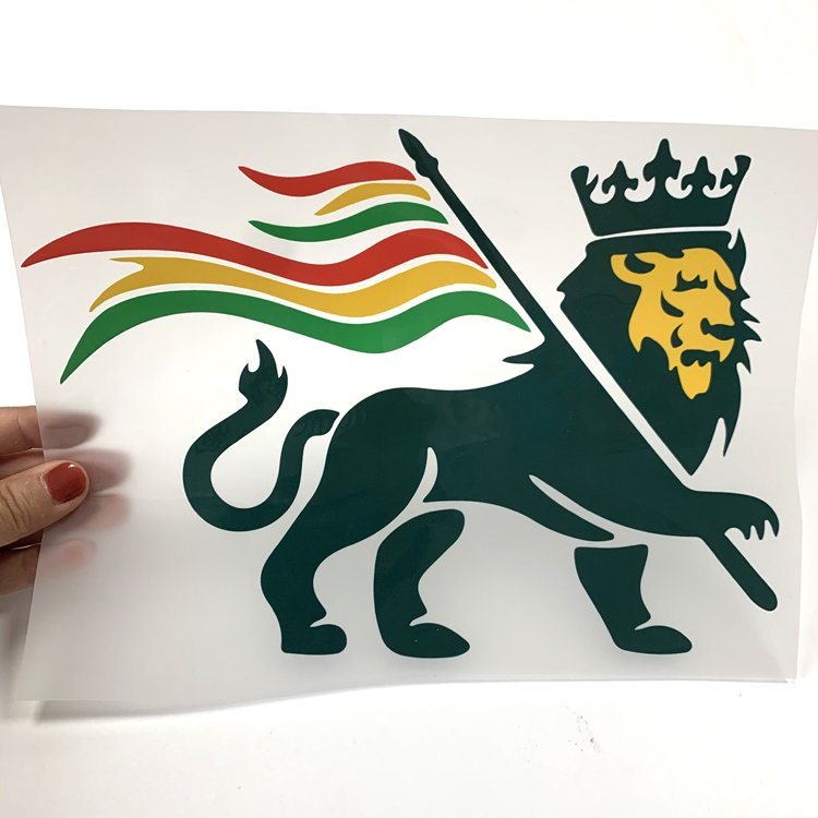 customized single color bulk heat transfer pet film a4 mama african american silk screen transfers print sticker