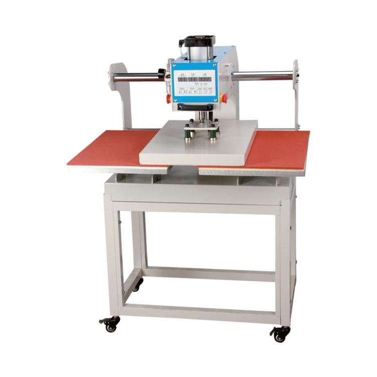 16x20 inches Pneumatic Double Press Station Heat Press Bagging Armed hoodies Heat Transfer Printing Label Machines for t-shirt