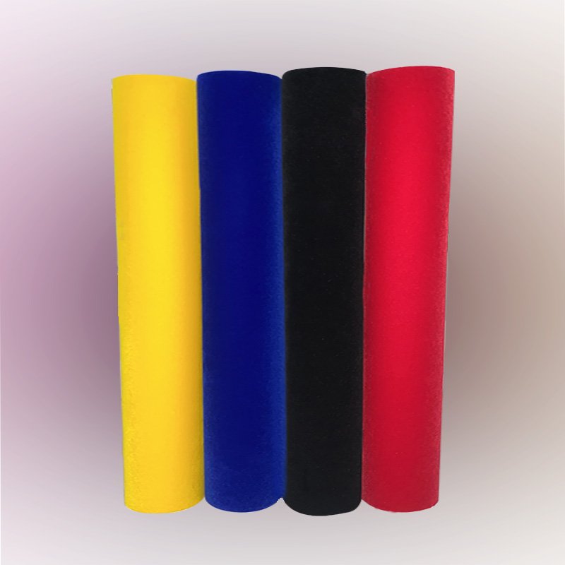 Wholesale Custom 2024 Personalized Multihued Flock Heat Press Vinyl Film Transfer Printing for Apparel & Accessory