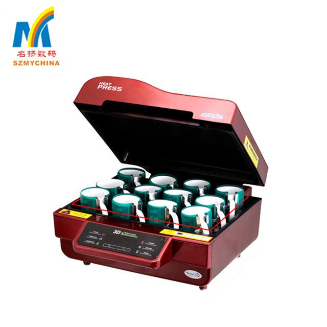 Mini Automatic 3D Multi-Color Vacuum Cap Print 110V/220V Sublimation Press Machine Heat Transfer Phone Cases T-Shirts Plates