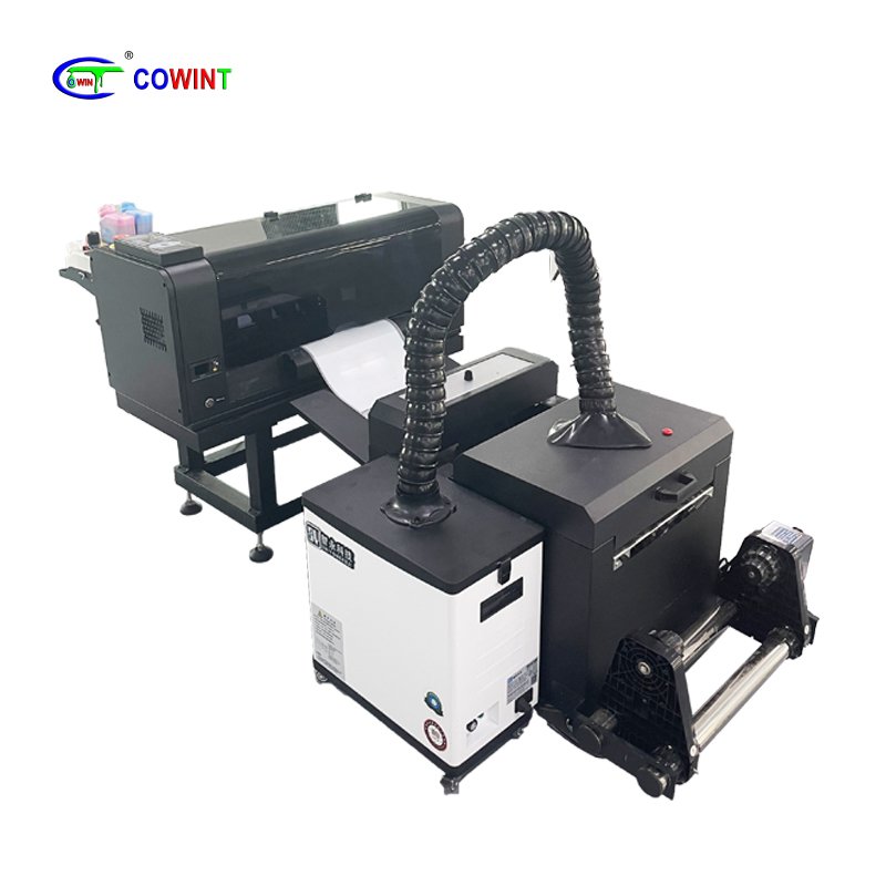 Cowint best price a3 2 heads dtf inks printer transfer printing machine with oven