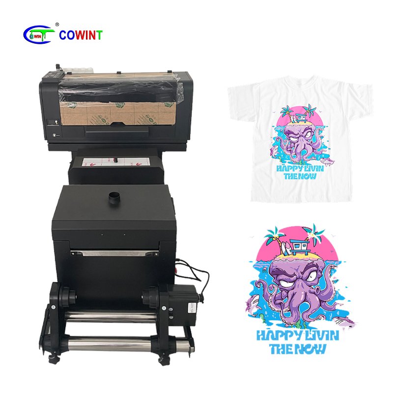 Cowint best price a3 2 heads dtf inks printer transfer printing machine with oven