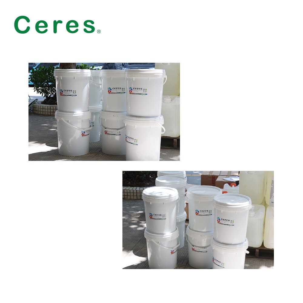Ceres Water Based Flexo Ink for Thermal Paper Screen Printing Pp Woven Bag Flexo Print Water Based Ink CMYK White Special Color