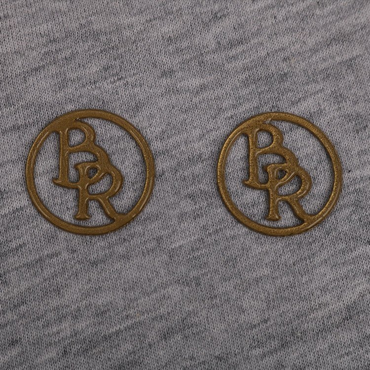 Heat Press Custom Raised Brand Design Round Shape Thick Glitter Material Silicone Heat Transfer Sheet Labels for T-shirts