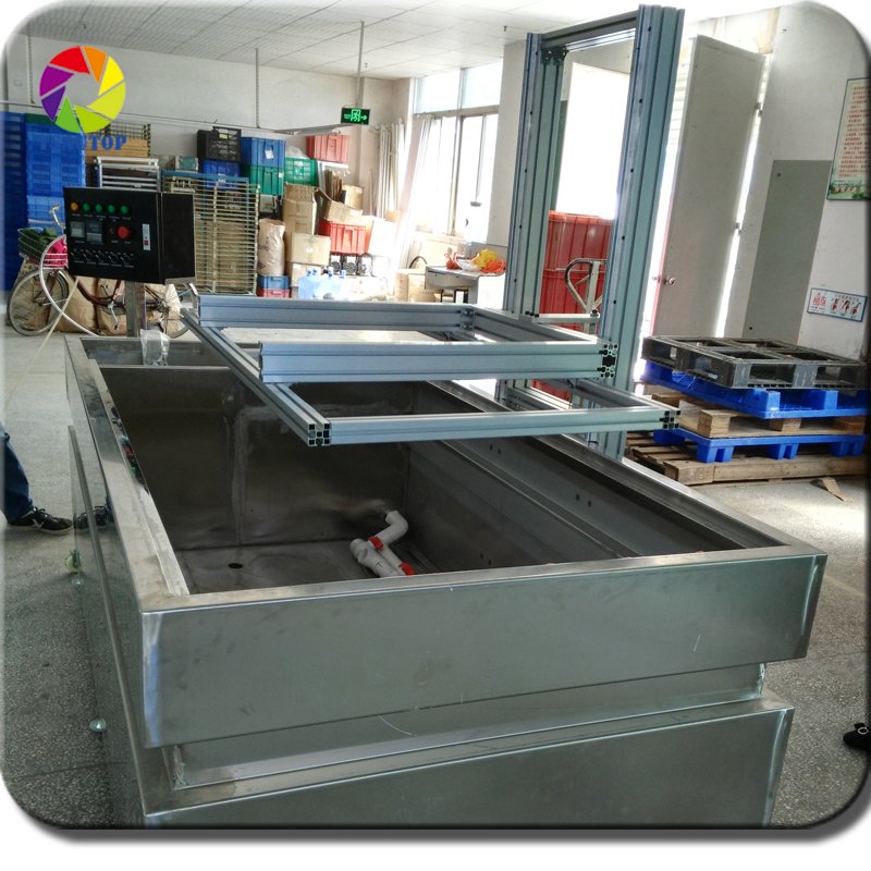 TSAUTOP certification 3x1.2x0.9M Semi Automatic Water Transfer Printing Hydrographics Equipment with Dipping Arm