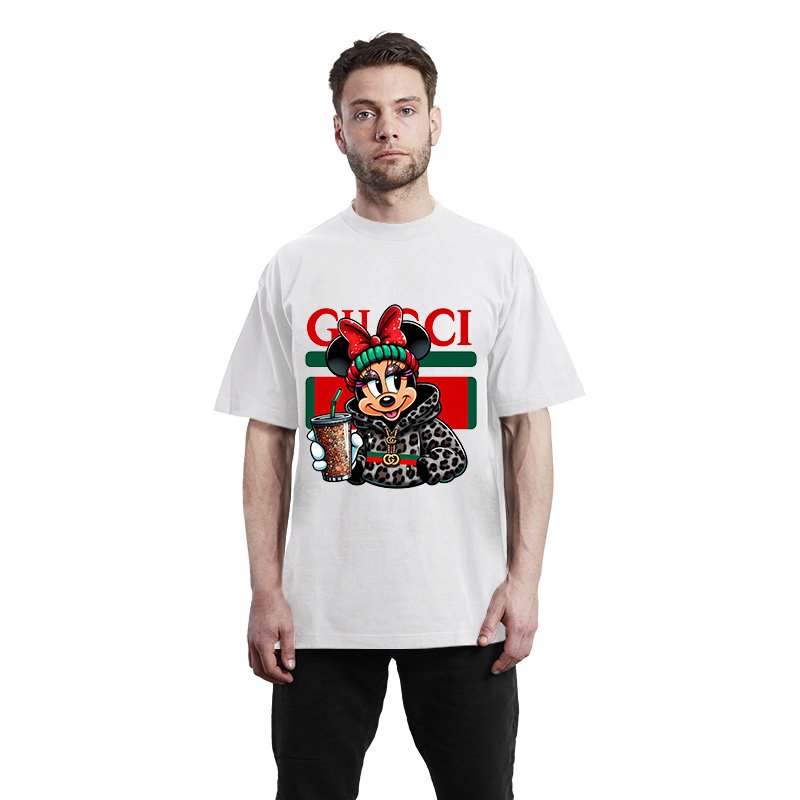 The Most Popular transfer printing film for t shirt dtf printing Tshirt Heat Transfers Cute mouse custom design