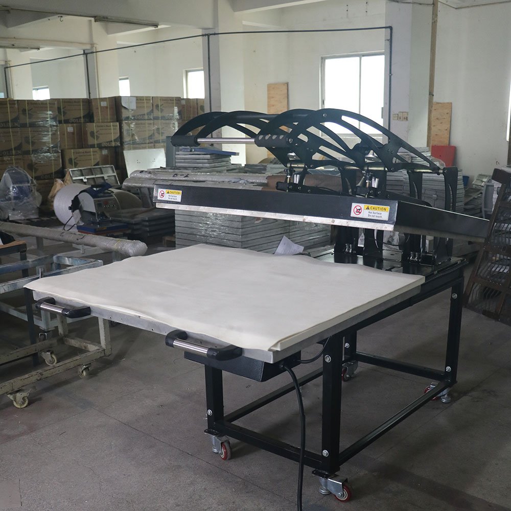 Unique Design Auto Open Semi Automatic t shirt transfer printing machine