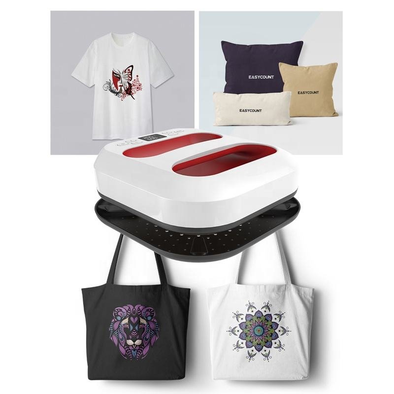 DMSC1 Popular Mini Multifunction Handheld Portable Sublimation Heat Press Machine for T-shirt Transfer Printing