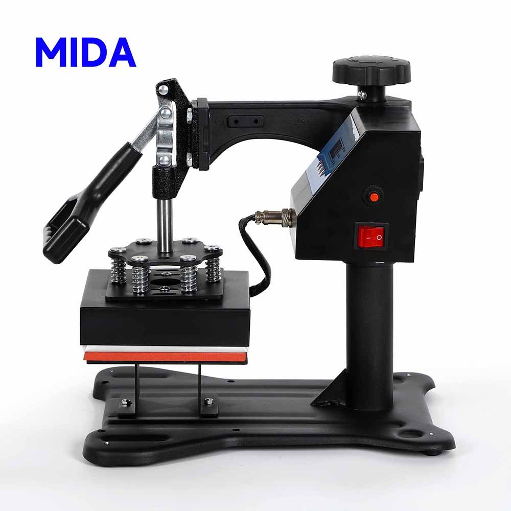 MIDA 15x15 CM Sublimation Press Digital Mini Label Logo Heat Press Printing Machine