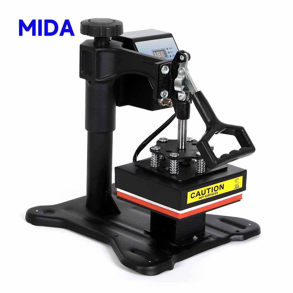 MIDA 15x15 CM Sublimation Press Digital Mini Label Logo Heat Press Printing Machine