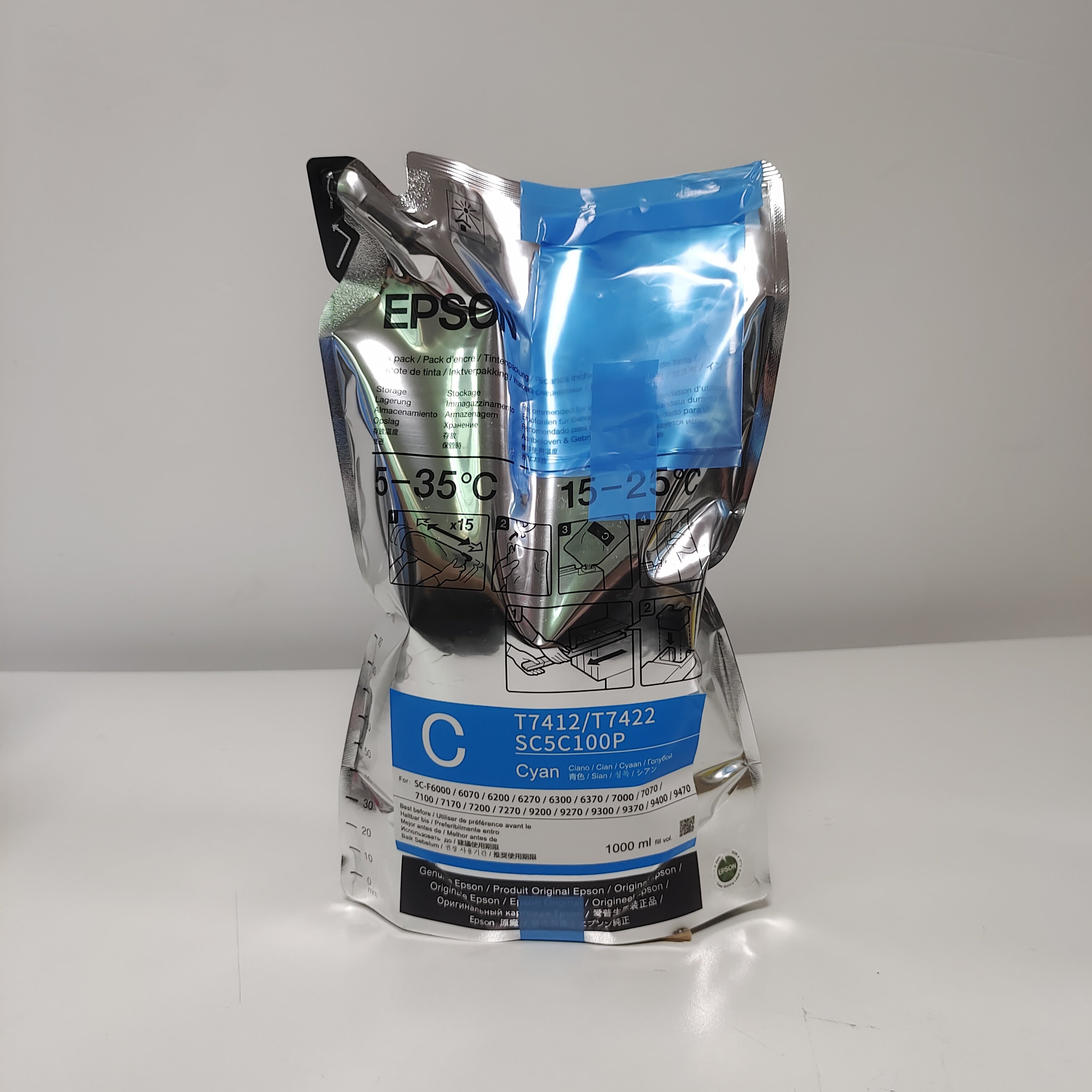 Epson original Dye Sublimation ink for F6000 F6200 F7070 F7200 F7270 F9200 F9370 sublimation printer