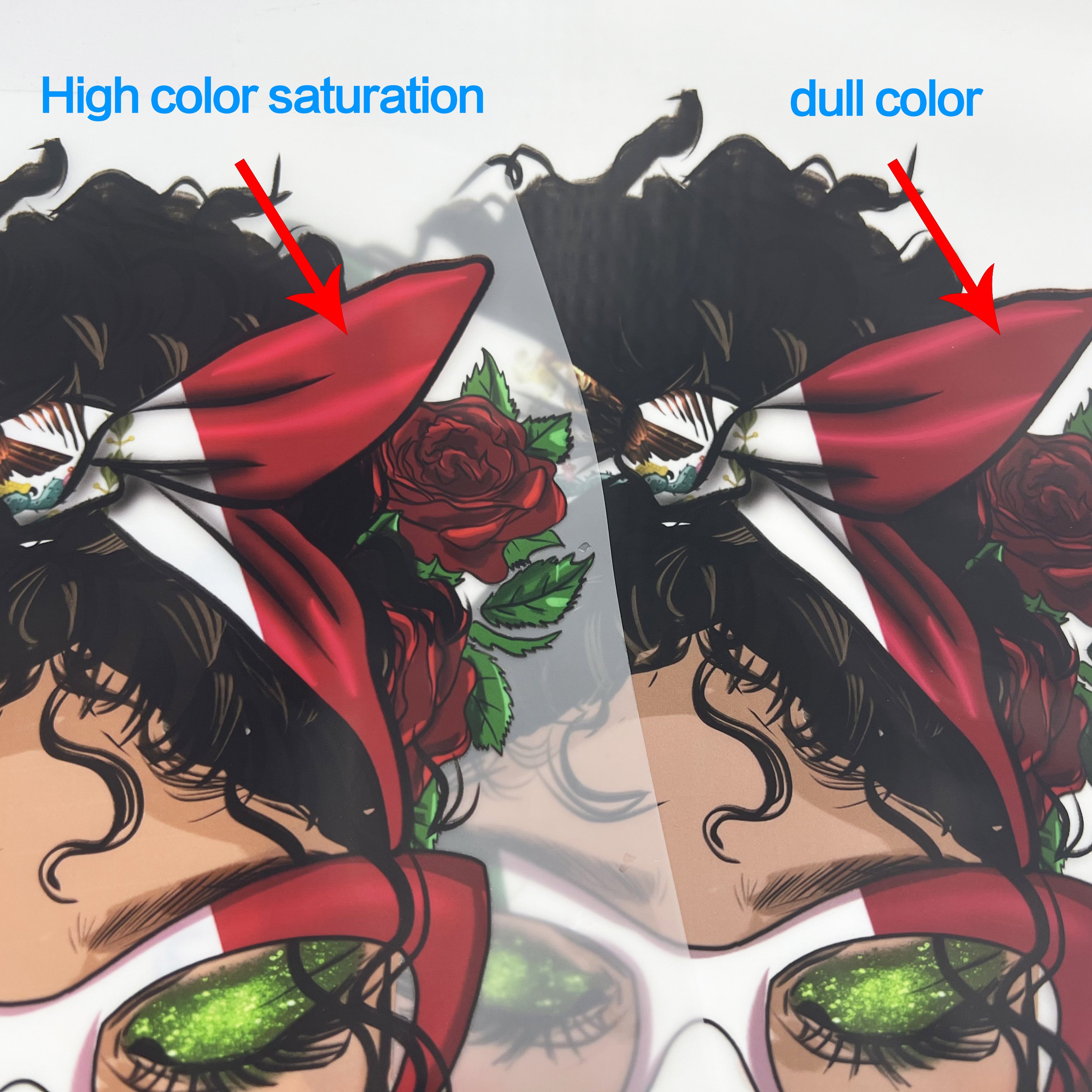 Yunshang Custom high quality DTF screen printed heat transfers for t-shirt