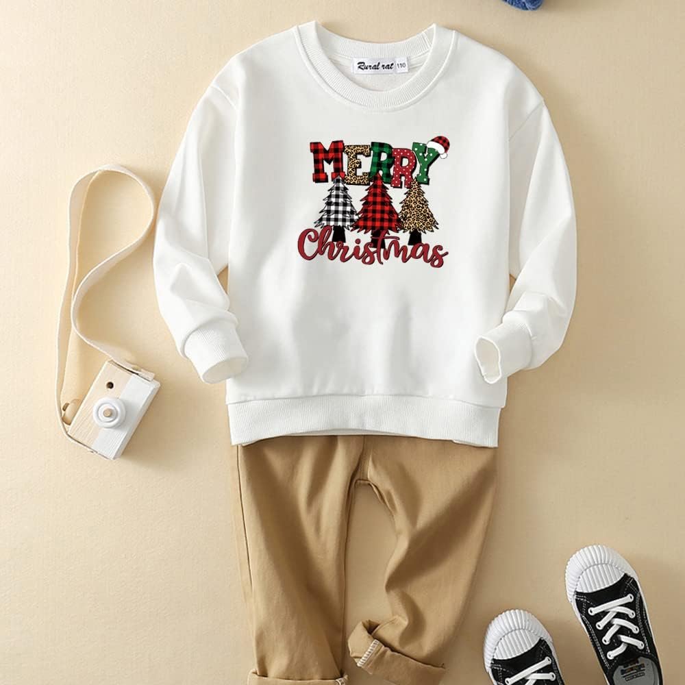 Christmas Iron on Decals for Clothing Unique Christmas Tree Santa Claus Design Heart Transfer Stickers for T-Shirts Decorations