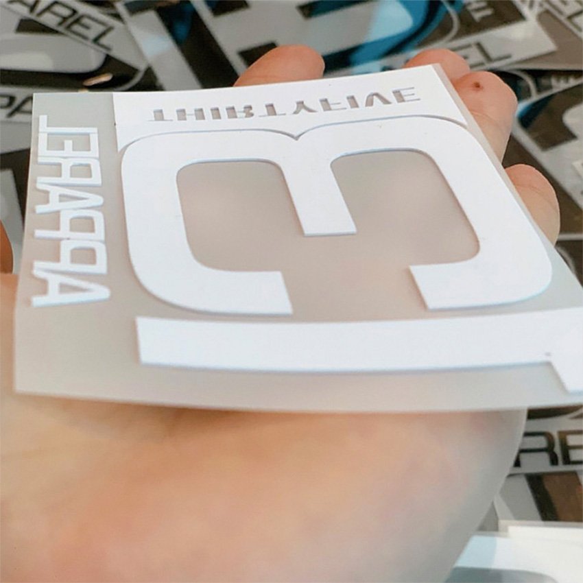 Fashion Silicone Heat Transfer Custom Logo 3d Transfer Printing Silicone Heat Transfer