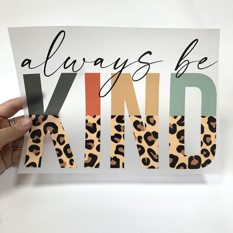 Custom Heat Transfer Printing DTF Sticker for Garment