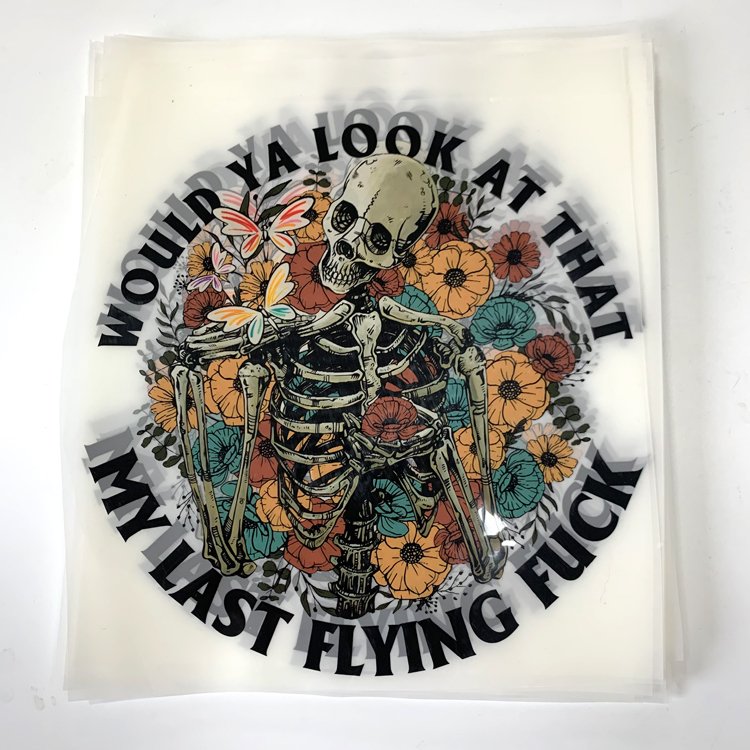 Custom Heat Transfer Printing DTF Sticker for Garment