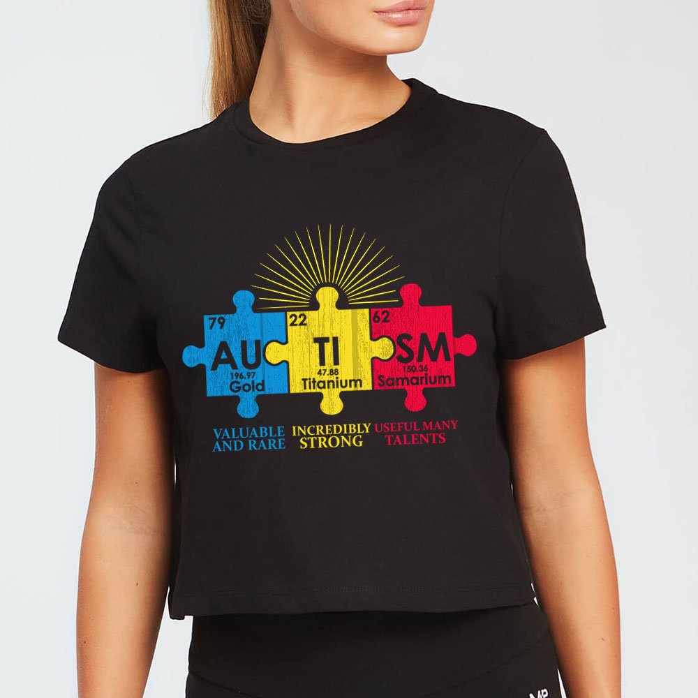 Wholesale Autism Awareness Heat Transfer Printing T-shirt Design