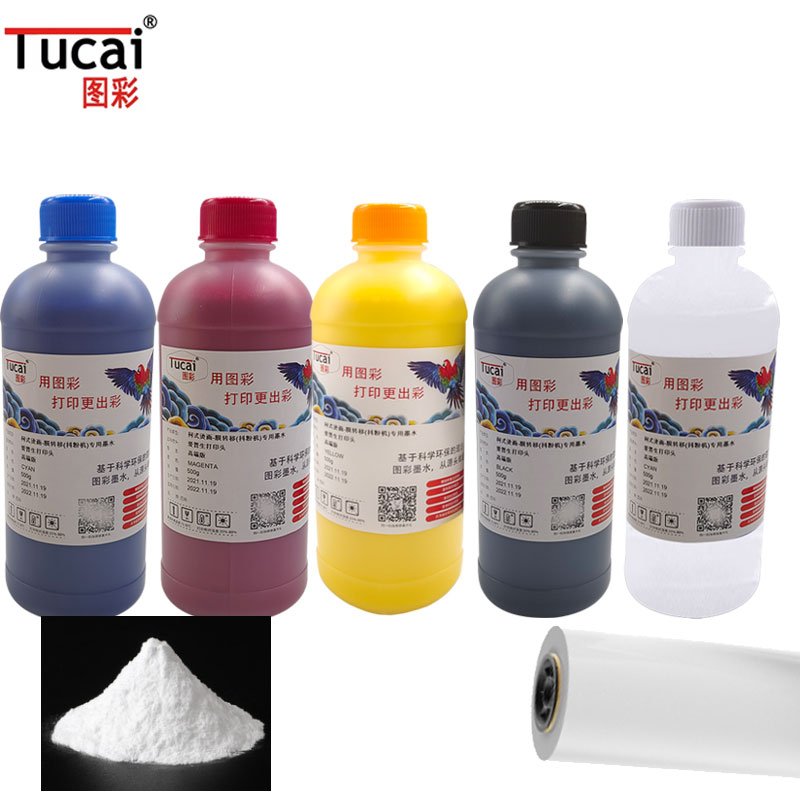 500ml 1000ml DTF Ink white dtf transfer film ink water based ink for i3200 xp600 dtf printer