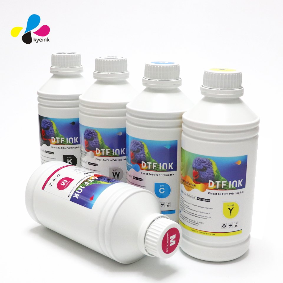 Premium Dtf Inks 1000ml For i3200 Xp600 Dtf White Transfer Ink Bottle Dtf Heat Transfer Pigment Inks xp600 I3200 a-1