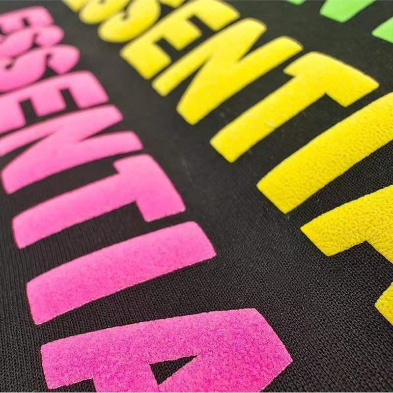 Custom Logo Sticker Plastisol DTF Vinyl for T-shirts Factory Customization New Style 3D Puff Heat Transfer Printing Garment