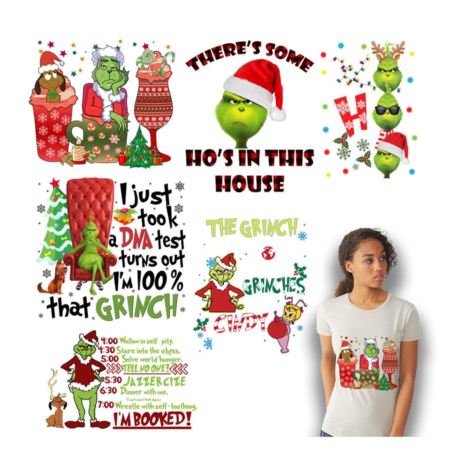 custom Size Hot Sale PET DTF Digital Transfer Heat Transfer Printing custom hoodies Christmas graphic transfer jacket