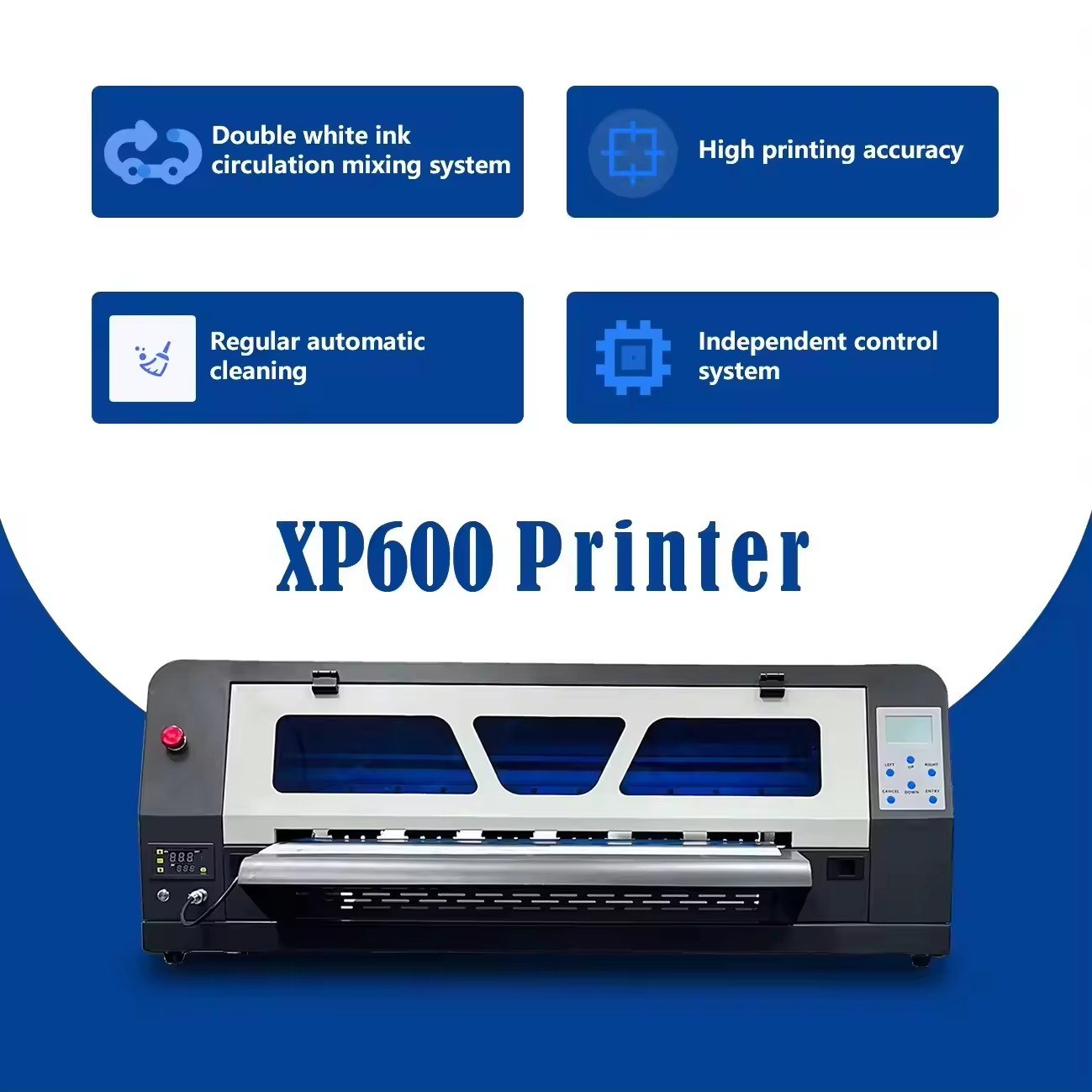 Audley 60cm I3200-a1 Dtf Film Transfer Printing Machine Dtf Printer For T-shirt With Powder Shaker Machine