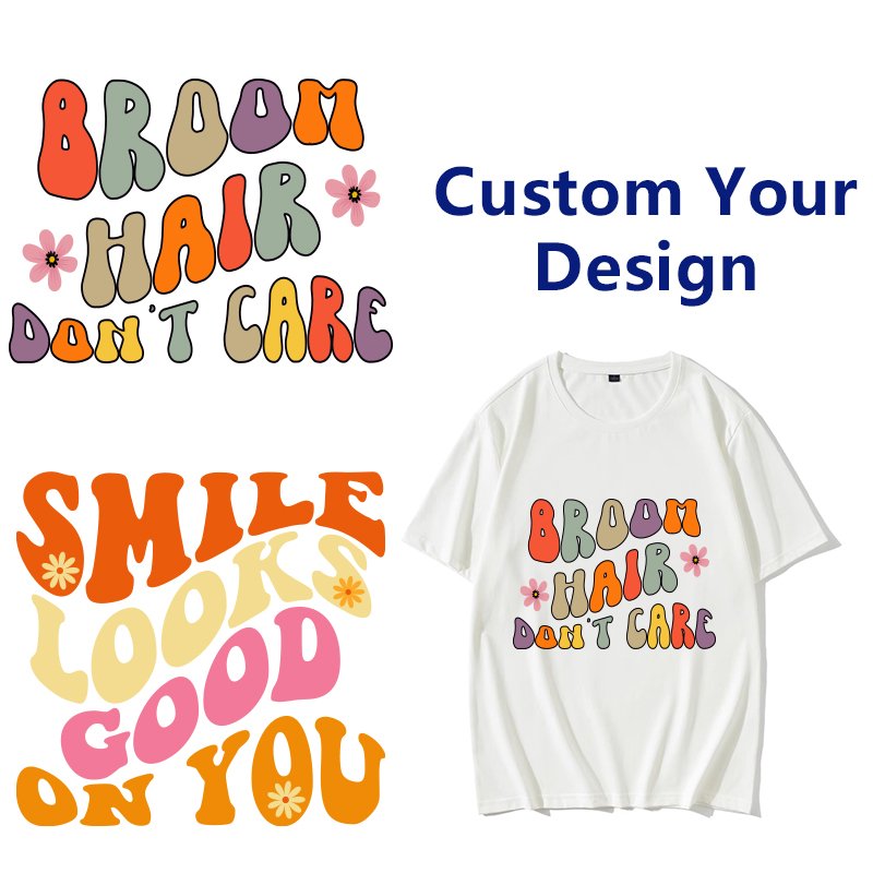 2023 Hot Sale Valentine's Day Theme Heat Transfer Printing Dft Transfers Custom Vinyl Sticker For T-shirts
