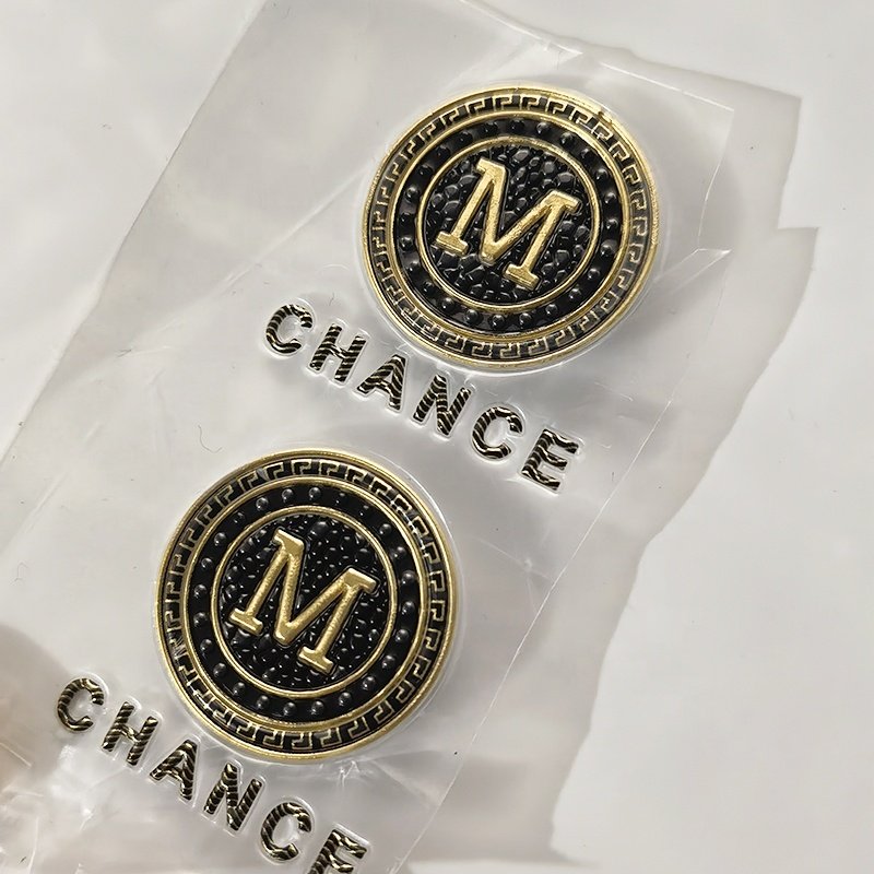 Custom Luxury label OEM Manufacture Heat transfer printing leather patches 3DEmbossed badges TPU PVC Appliques for bags