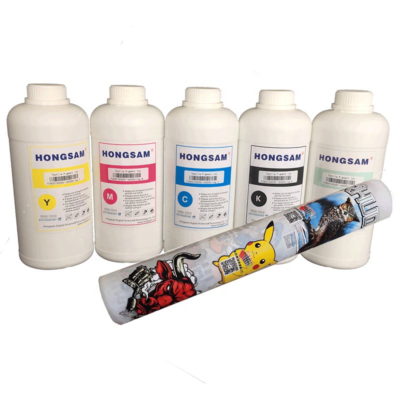 HONGSAM 500g Water Based Super Premium White DTF Direct to Film Ink For Epson xP600 TX800 i3200 Printerheads