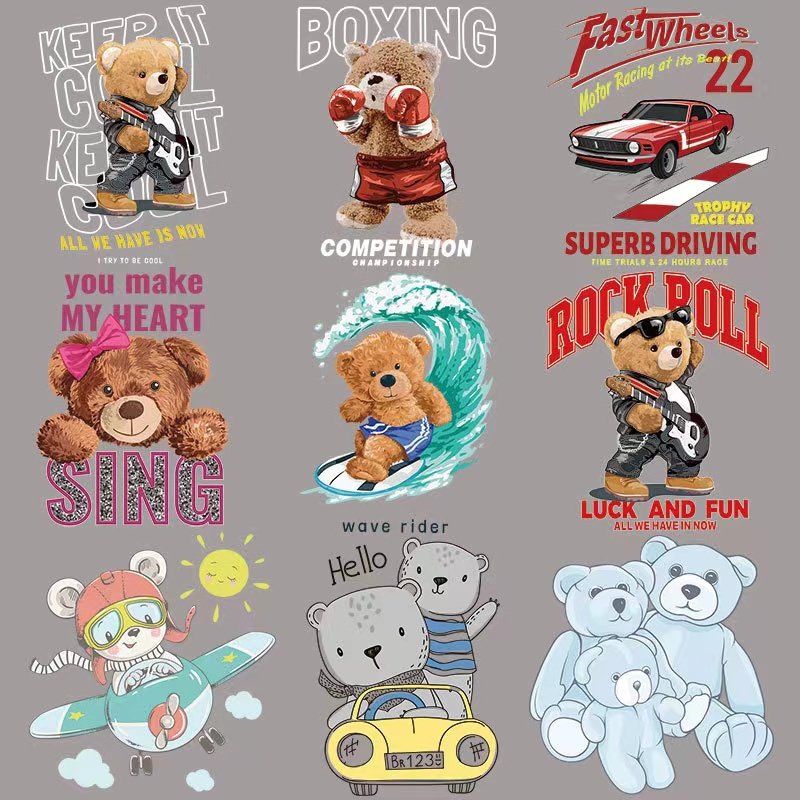 Popular Design Men's and Women's Clothing T-Shirt Heat Transfer