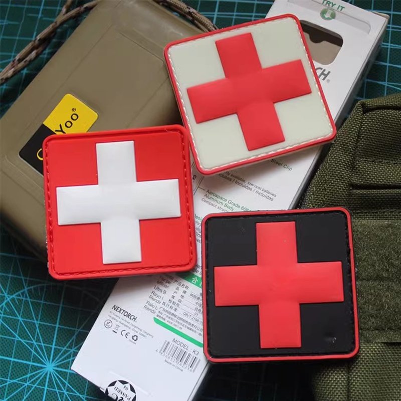 no minimum MOQ Custom 3D Soft PVC logo heat transfer Embossed ironing tactical clear pvc patches mold Rubber patches for Garment