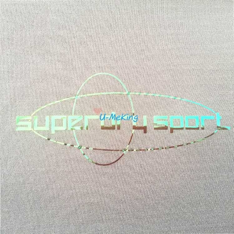 Rainbow Flash 3D HTV Hologram Reflective PU Heat Transfer Vinyl for Shirts and Textile for Screen Printing Label Straight Cut